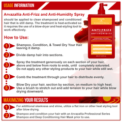 Anti-Frizz and Anti-Humidity Hair Spray