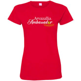 Brand Ambassador Ladies' Fine Jersey T-Shirt - White Logo