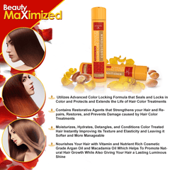 Arvazallia Advanced Color Care Restorative Conditioner for Color Treated Hair with Argan Oil and Macadamia Oil