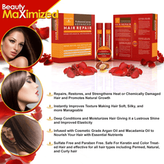 Arvazallia Advanced Hair Repair System with Argan Oil and Macadamia Oil