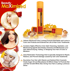 Arvazallia Advanced Color Care Moisturizing Shampoo with Argan Oil and Macadamia Oil