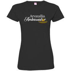 Brand Ambassador Ladies' Fine Jersey T-Shirt - White Logo