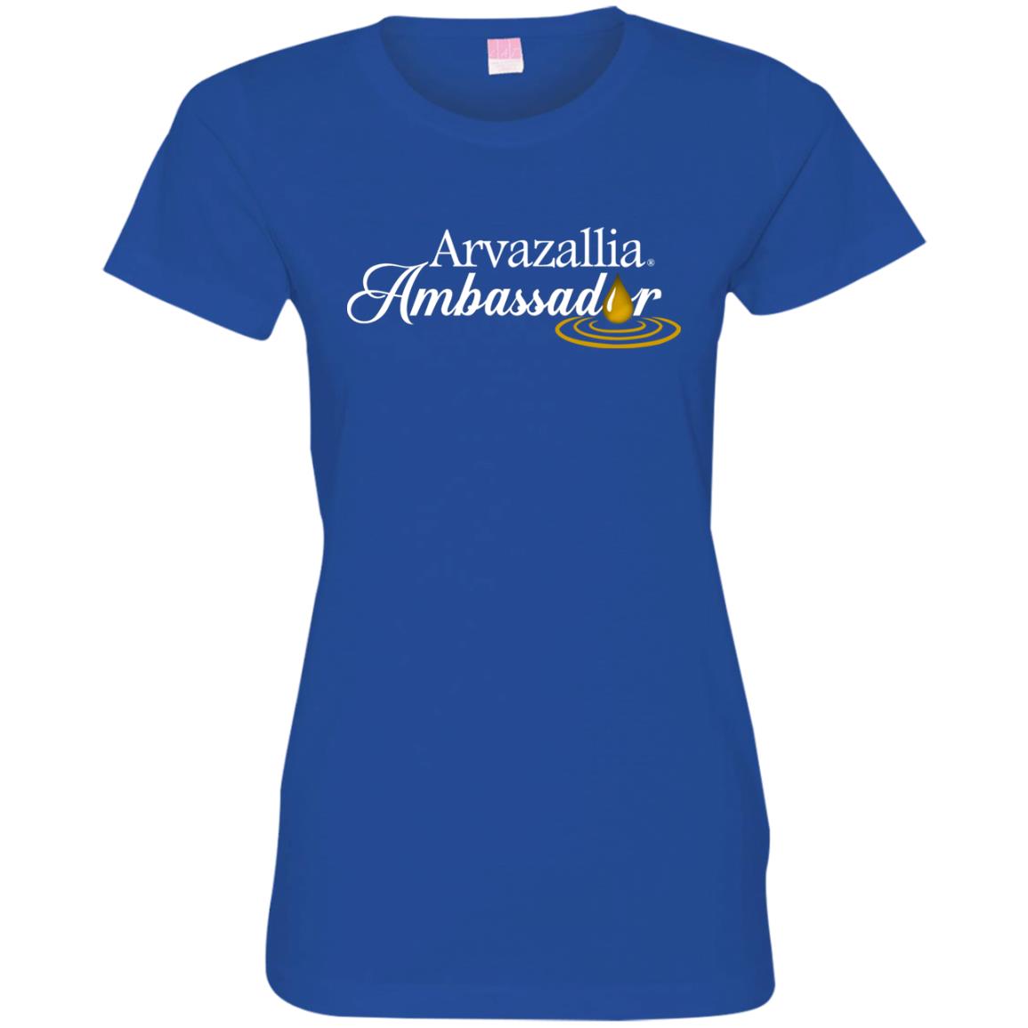 Brand Ambassador Ladies' Fine Jersey T-Shirt - White Logo