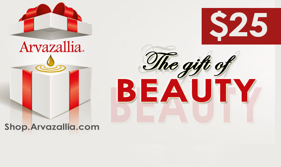 Arvazallia Gift of Beauty Gift Card