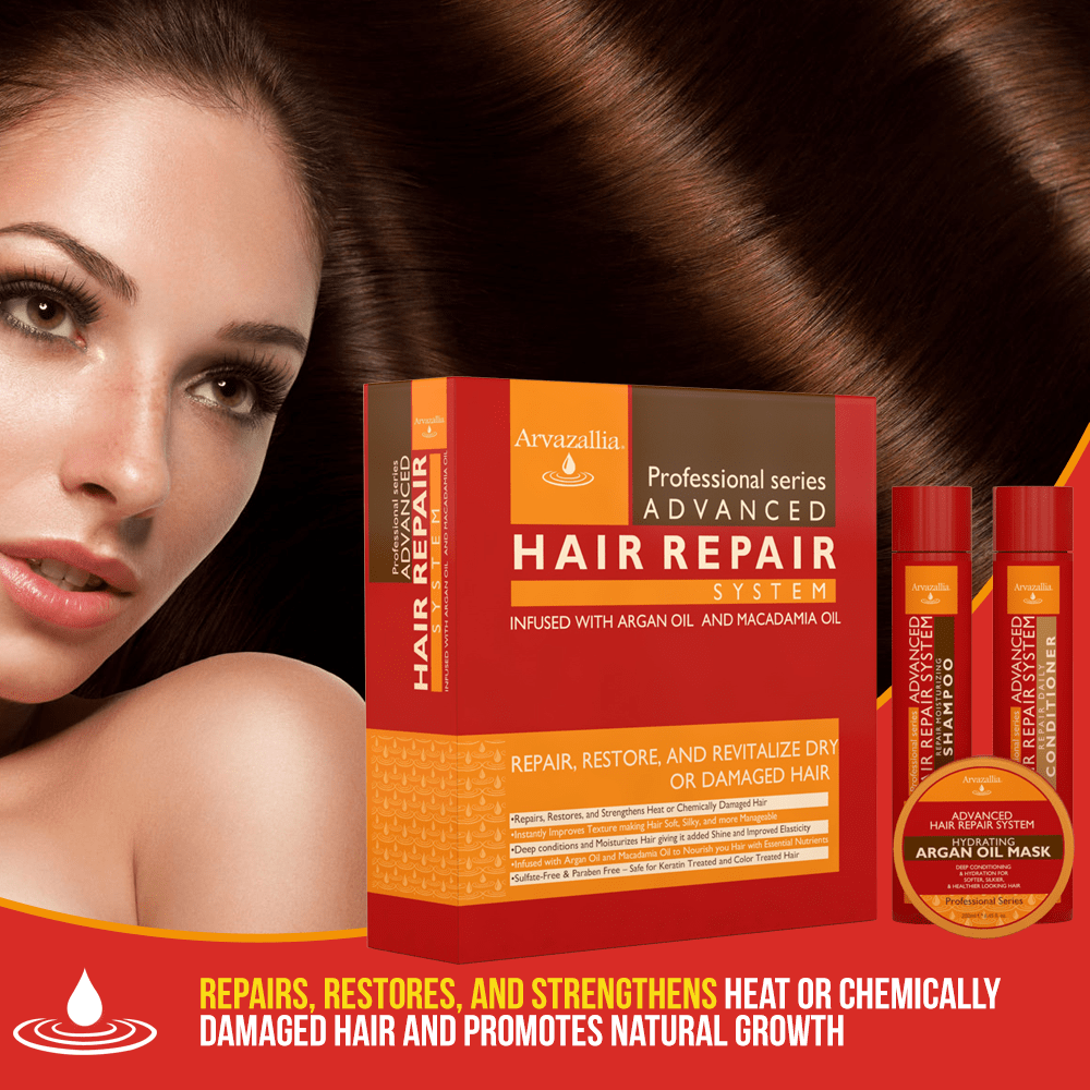 Advanced Hair Repair Shampoo and Conditioner Set with Argan Oil Advanced Hair Repair Shampoo and Conditioner Set with Argan Oil