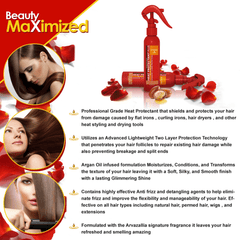 Arvazallia Heat Protectant Plus With Argan Oil